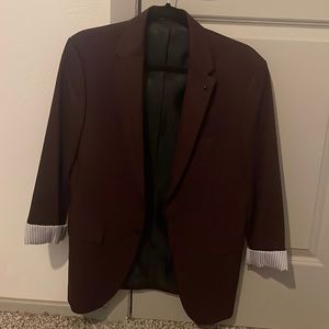 Zara men burgundy blazer